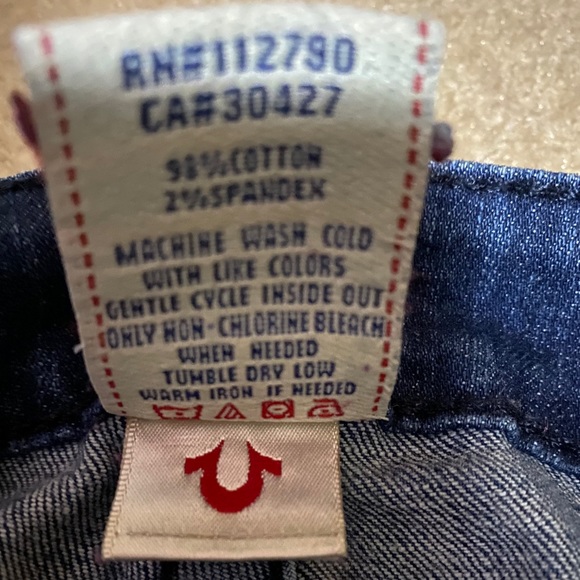 Womens True Religion low rise straight cut sz 25 - Picture 8 of 8